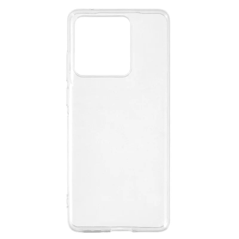 UNITHIN Para Funda de Motorola Edge 60 Fusion 5G, Carcasa Ultradelgada de 0,7 mm Transparente de TPU Antigolpes con Cortes Precisos