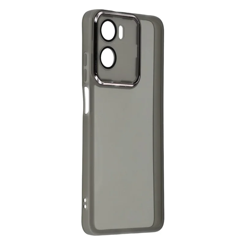 Capa para Motorola Moto G05 4G com Borda Eletroplastizada para Câmera em TPU - Transparente Preto