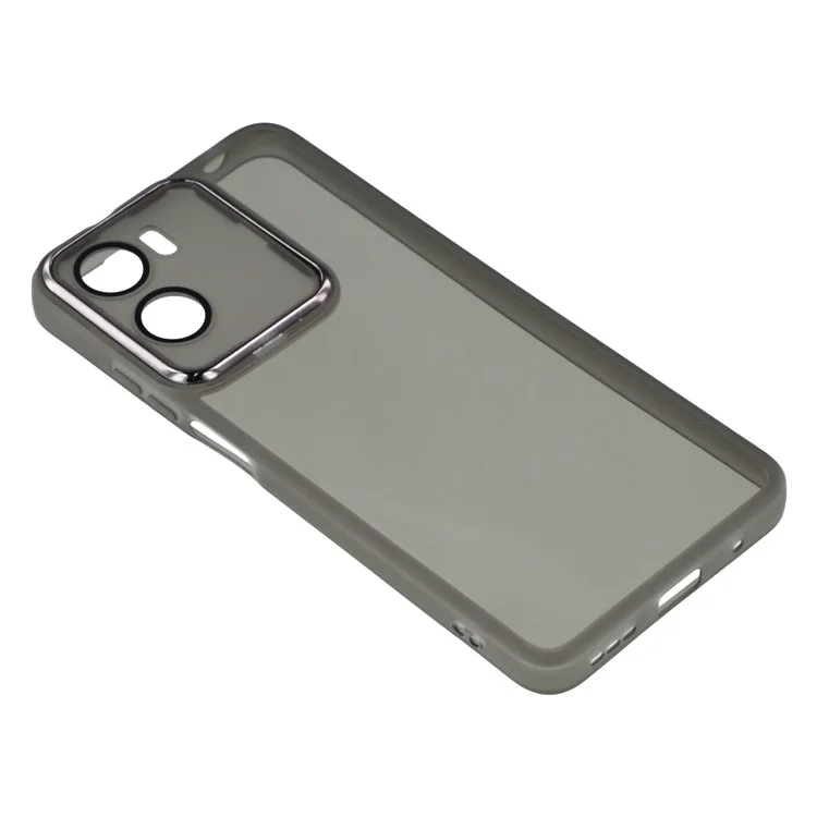 Capa para Motorola Moto G05 4G com Borda Eletroplastizada para Câmera em TPU - Transparente Preto