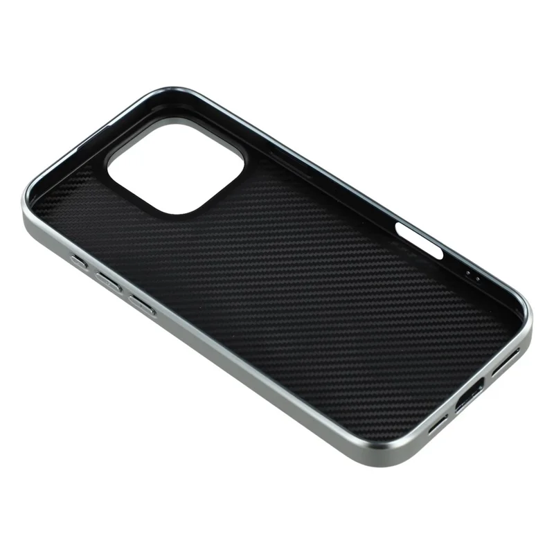 For iPhone 16 Pro Max Case Lacquered Epoxy Pattern TPU + Acrylic Phone Cover Large Camera Cutout - Bows