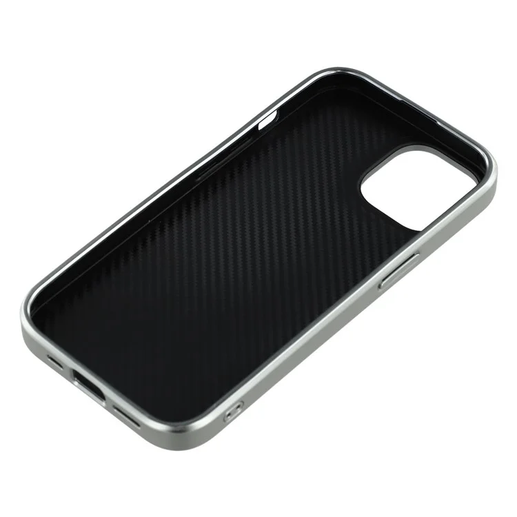 Capa para iPhone 15 com Padrão de Epóxi Envernizado TPU + Capa de Telefone em Acrílico com Grande Abertura para Câmera - Flores