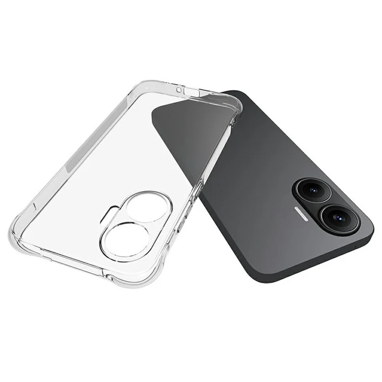 For Xiaomi Poco F7 5G  /  Redmi Turbo 4 Pro 5G TPU Phone Case Non Slip Transparent Mobile Phone Cover