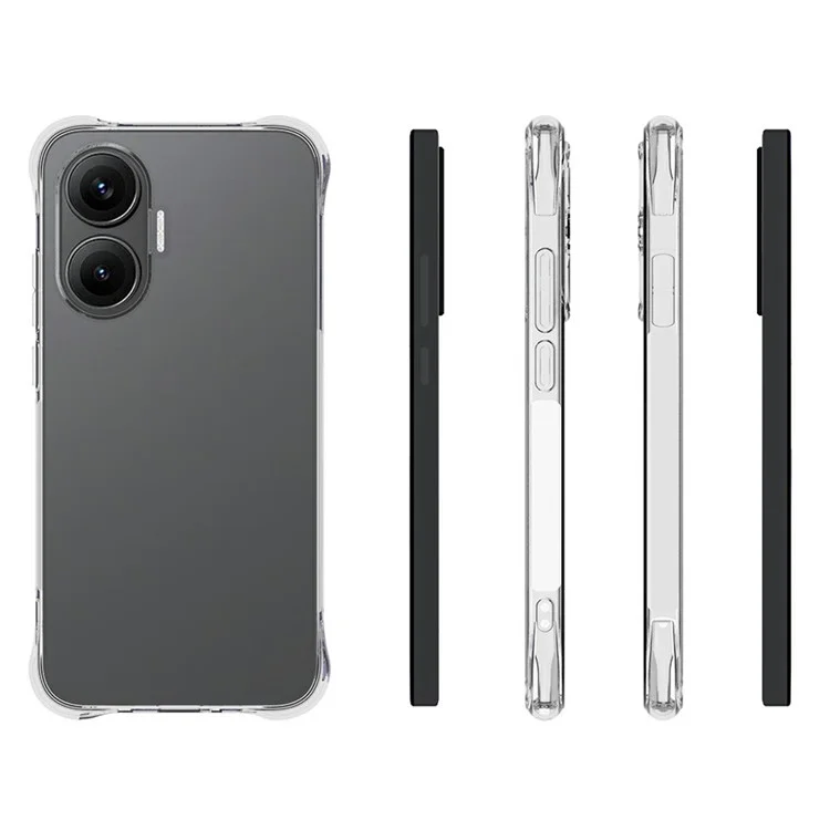 For Xiaomi Poco F7 5G  /  Redmi Turbo 4 Pro 5G TPU Phone Case Non Slip Transparent Mobile Phone Cover