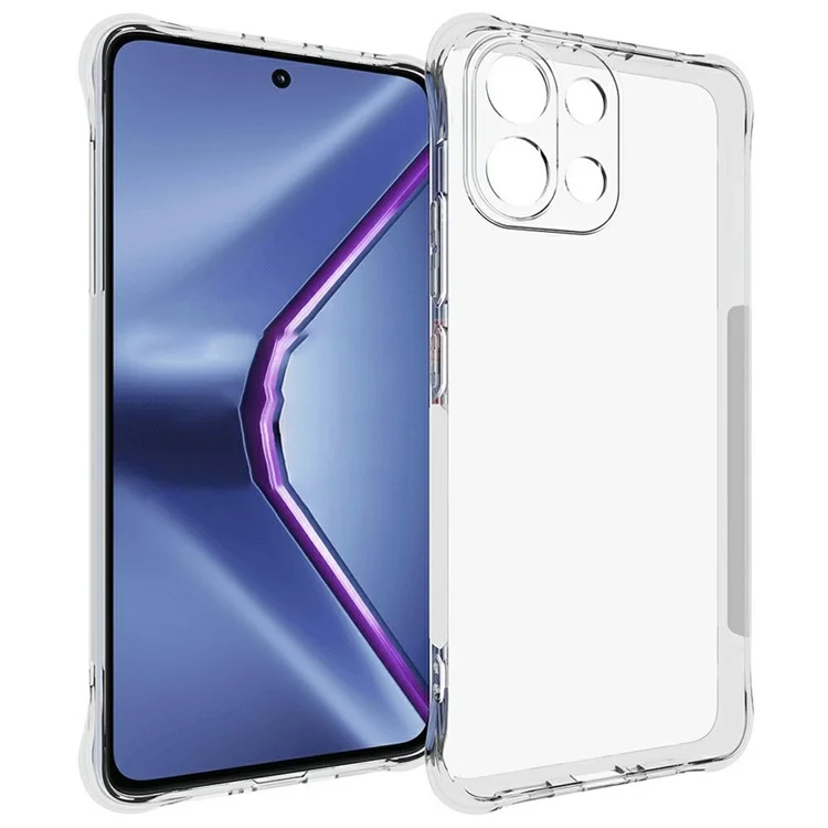 Для Oppo K13 5G ТПУ Чехол для телефона Нескользящий Прозрачный Мобильный телефон Чехол