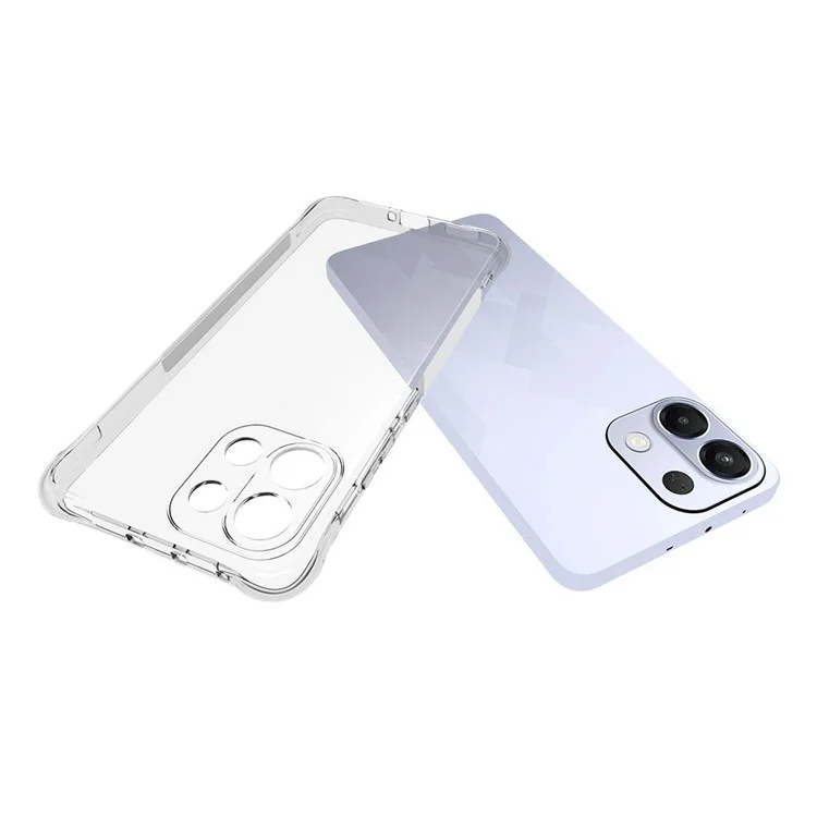 Для Oppo K13 5G ТПУ Чехол для телефона Нескользящий Прозрачный Мобильный телефон Чехол