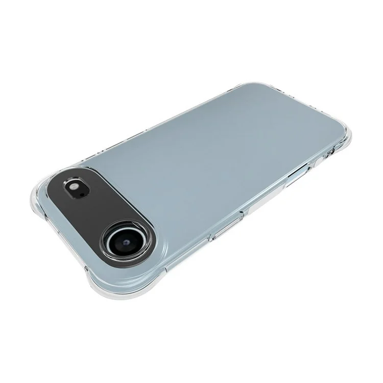 Coque de téléphone transparente en TPU anti-dérapante pour iPhone 17