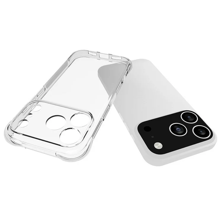 Чехол для iPhone 17 Pro из TPU, прозрачный, нескользящий, защитный