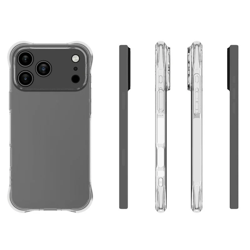 Bulk Purchasing For iPhone 18 Pro Max / 17 Pro Max Case Non-Slip Shockproof TPU Clear Phone Cover