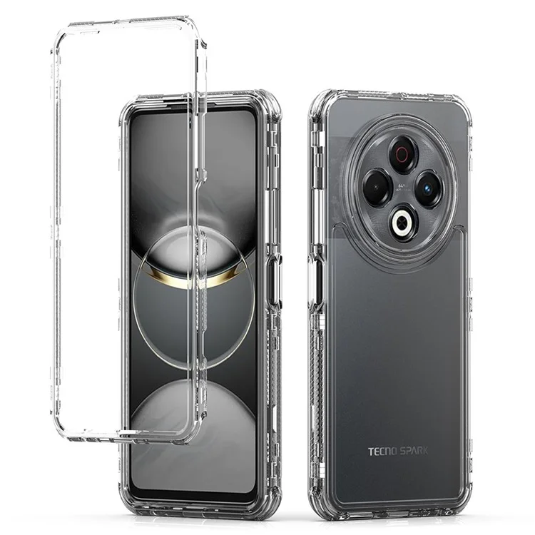 For TECNO Spark 30 4G Case Anti Scratch Acrylic TPU Clear Phone Cover