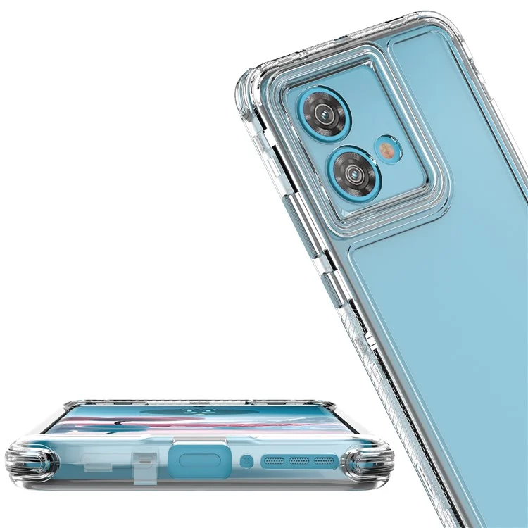 Funda para Motorola Edge 40 Neo 5G Antiarañazos de Acrílico y TPU Transparente