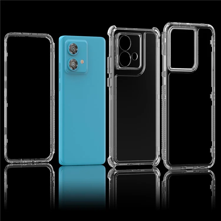 Funda para Motorola Edge 40 Neo 5G Antiarañazos de Acrílico y TPU Transparente
