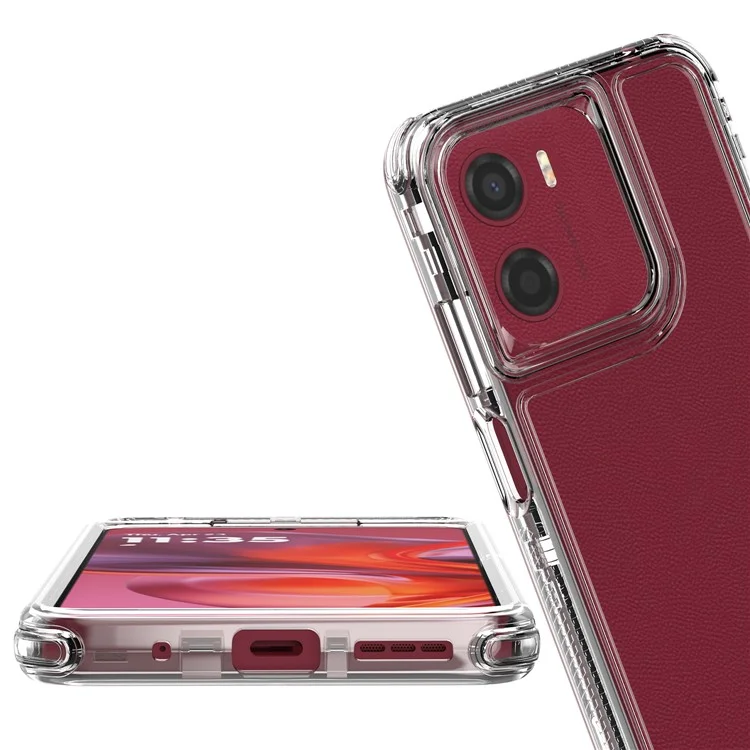 For Motorola Moto G05 4G  /  E15 4G Phone Case Acrylic TPU Clear Mobile Cover