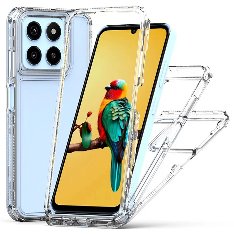 Capa de Telefone Acrílica TPU Transparente para ZTE Blade A55 / A35