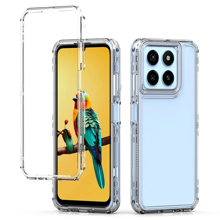 Capa de Telefone Acrílica TPU Transparente para ZTE Blade A55 / A35