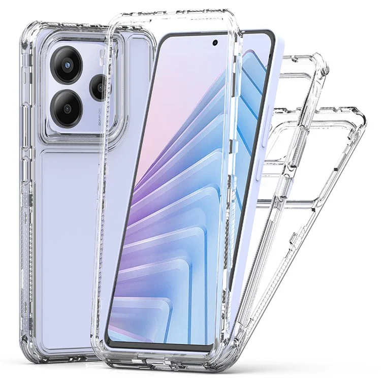 Für Xiaomi Redmi Note 14 5G Handyhülle Acryl TPU Transparente Schutzhülle