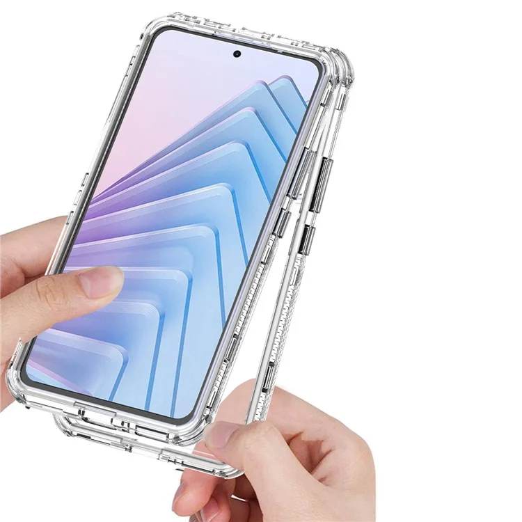 Für Xiaomi Redmi Note 14 5G Handyhülle Acryl TPU Transparente Schutzhülle