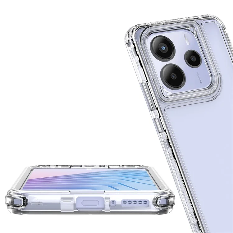 Für Xiaomi Redmi Note 14 5G Handyhülle Acryl TPU Transparente Schutzhülle