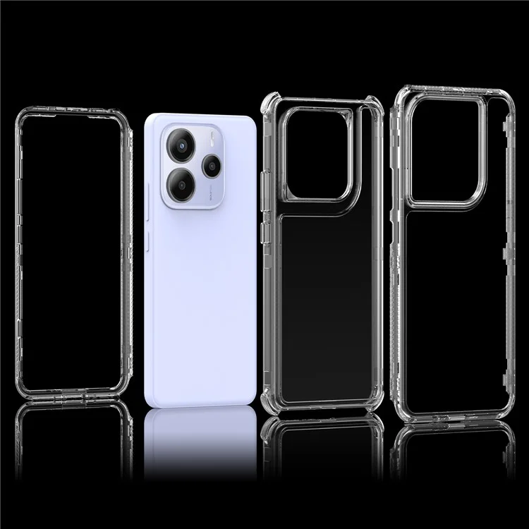 Für Xiaomi Redmi Note 14 5G Handyhülle Acryl TPU Transparente Schutzhülle