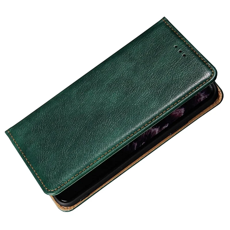 For Xiaomi Redmi A1 4G / A2 4G PU Leather Magnetic Auto Closing Phone Case Wallet Stand Protective Cover - Black