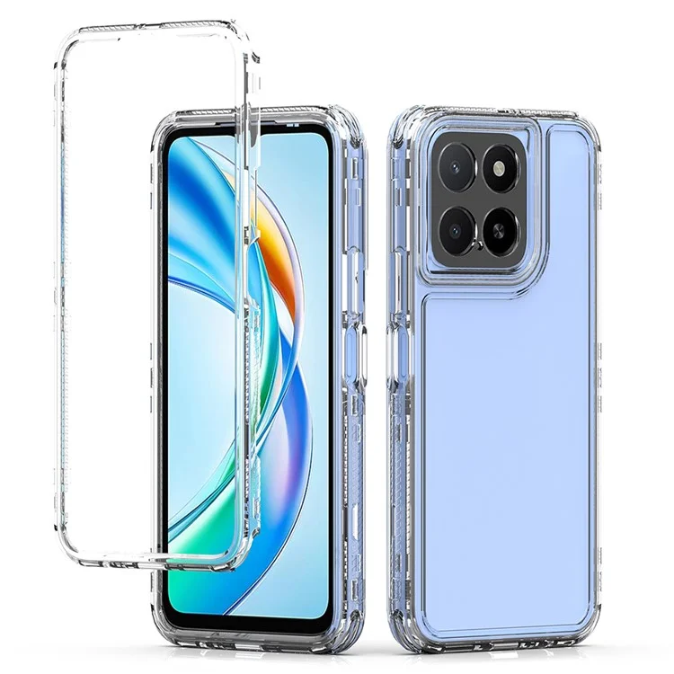 For Honor X5b Hülle Kratzfest Acryl TPU Transparente Handyhülle