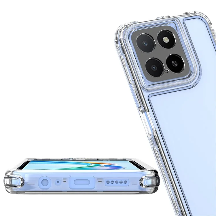 For Honor X5b Hülle Kratzfest Acryl TPU Transparente Handyhülle