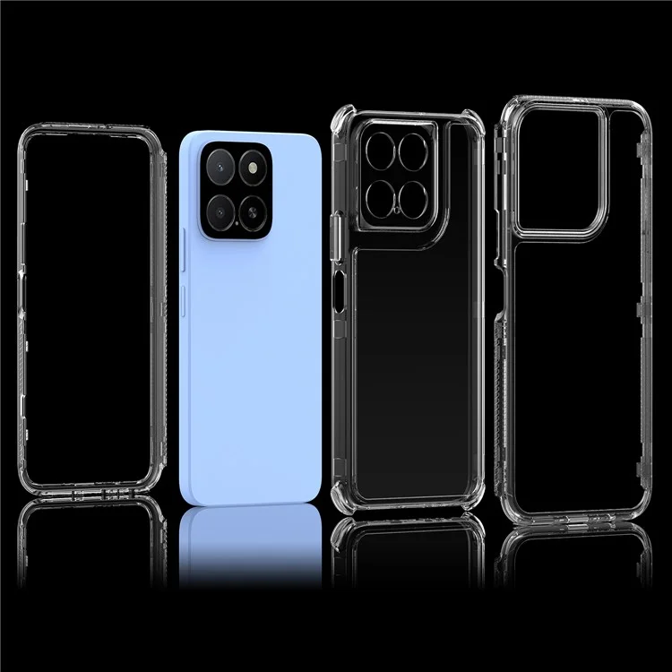 For Honor X5b Hülle Kratzfest Acryl TPU Transparente Handyhülle