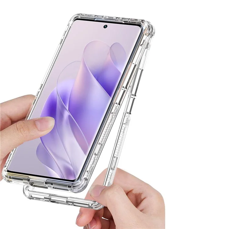 For Infinix Note 40 Pro 5G  /  Note 40 Pro+ Case Anti Scratch Acrylic TPU Clear Phone Cover
