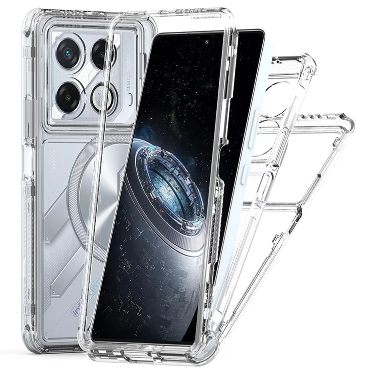 Étui pour Infinix Note 40 / GT 20 Pro 5G Anti-rayures Acrylique TPU Coque de téléphone transparente