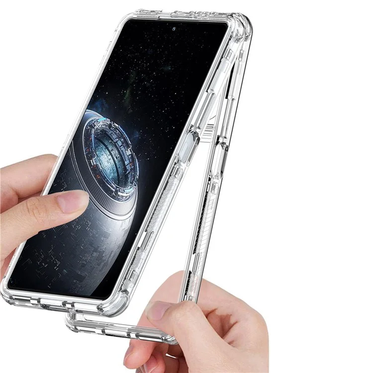 Étui pour Infinix Note 40 / GT 20 Pro 5G Anti-rayures Acrylique TPU Coque de téléphone transparente