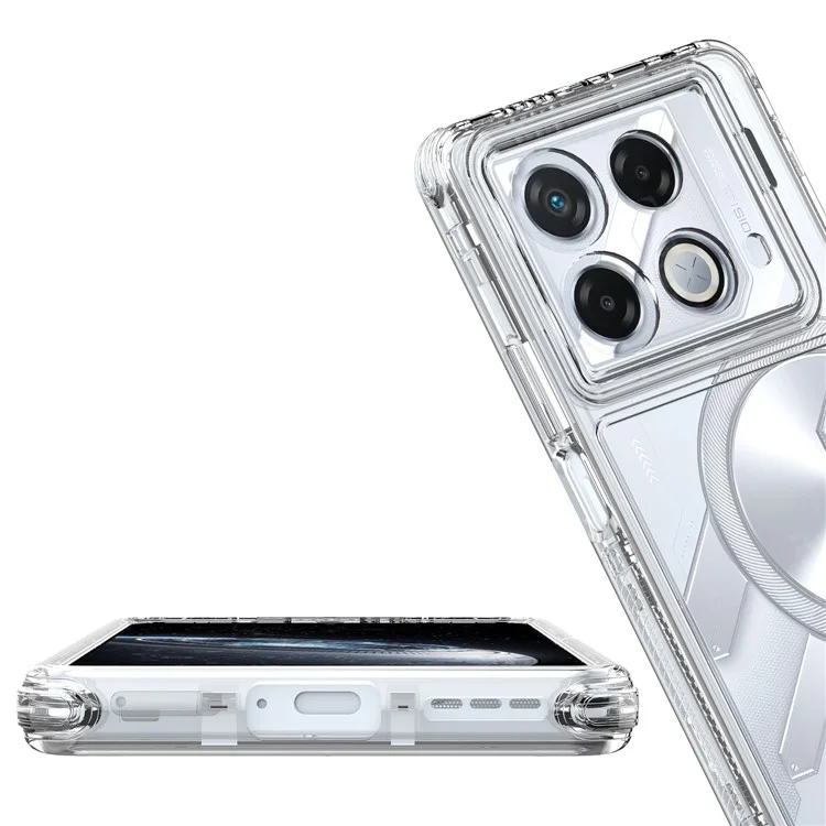 Étui pour Infinix Note 40 / GT 20 Pro 5G Anti-rayures Acrylique TPU Coque de téléphone transparente