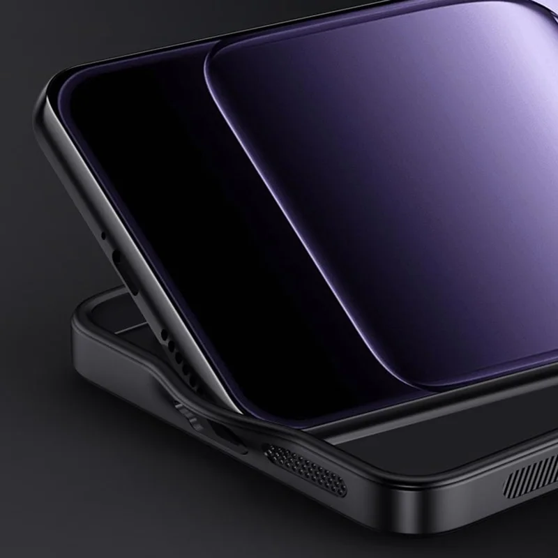 Für OnePlus 13T 5G Hülle Holzstruktur PU-Leder Beschichtetes PC TPU Handyhülle - Schwarz