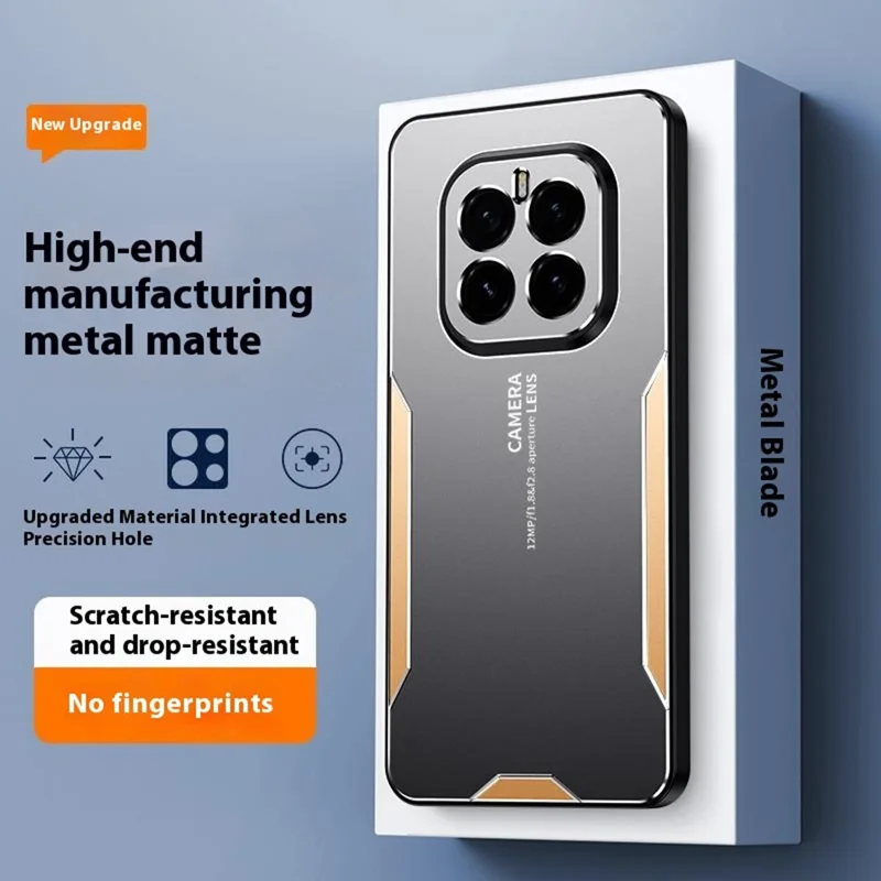 Étui de téléphone For Honor GT Pro en alliage d'aluminium et TPU/PC - Or