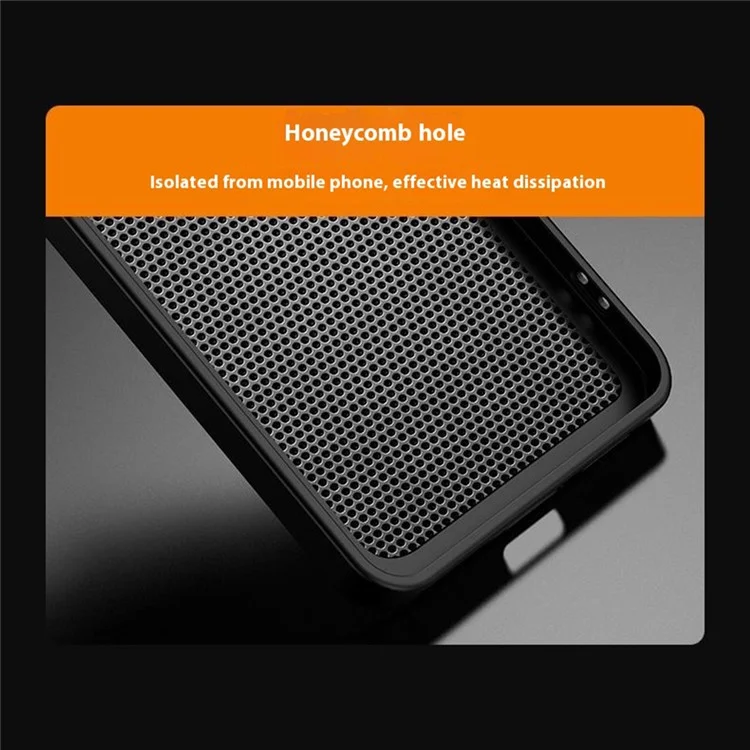 Étui de téléphone For Honor GT Pro en alliage d'aluminium et TPU/PC - Or