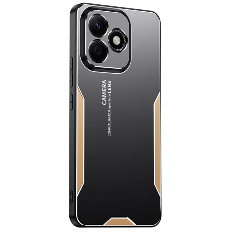For Honor 400 Lite Handyhülle aus Aluminium-Legierung TPU PC Rückseite - Gold
