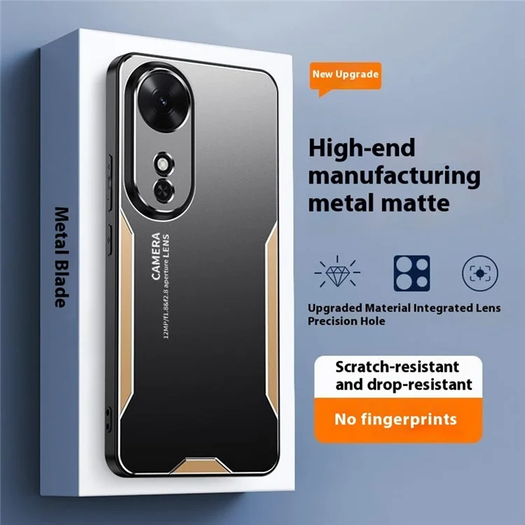 Cover per Honor Play 60 5G in Lega di Alluminio e TPU PC - Oro