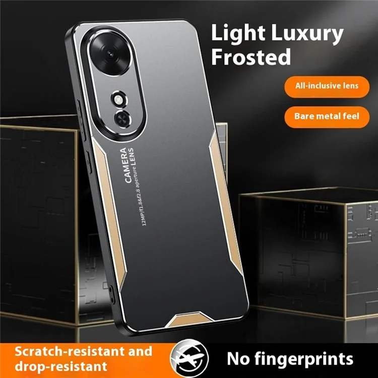 Cover per Honor Play 60 5G in Lega di Alluminio e TPU PC - Oro