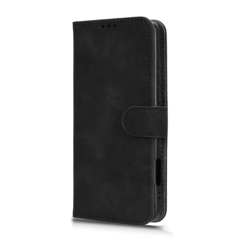 For vivo X200 Ultra 5G Leather Case Skin Feel Anti Drop Wallet Flip Phone Cover - Black