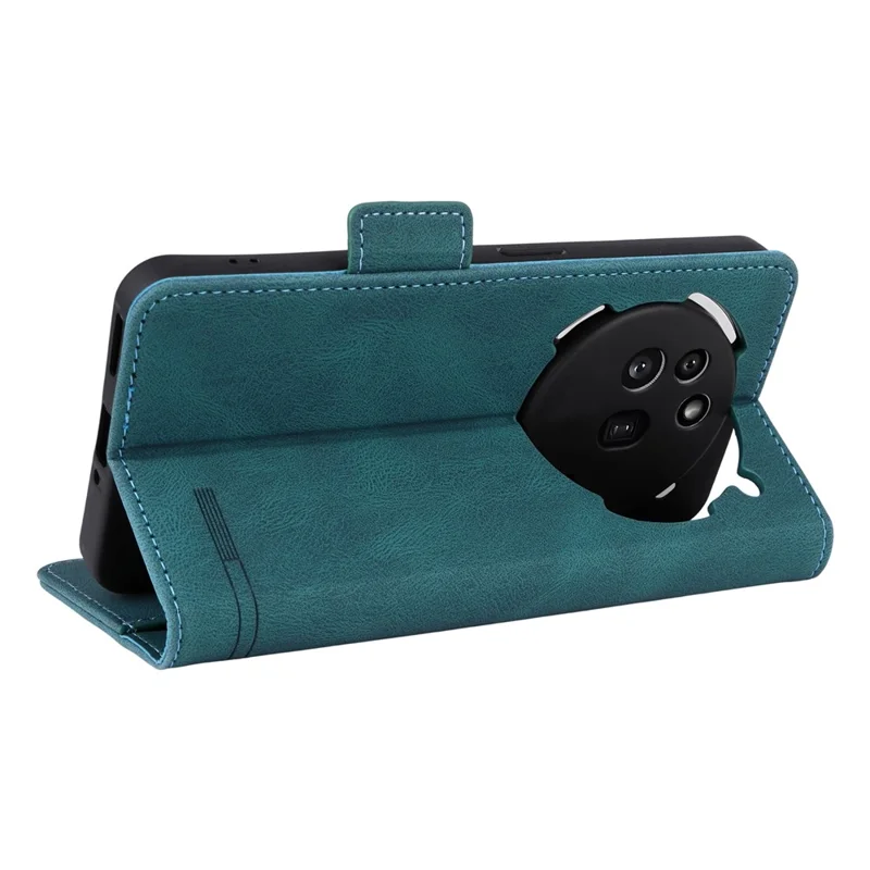 For Nothing Phone (3a) Pro Case Leather Wallet Flip Phone Cover with Hardware Decor - Blue