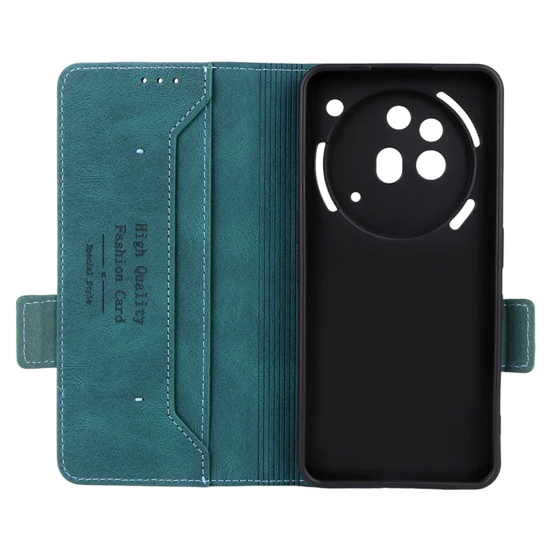 For Nothing Phone (3a) Pro Case Leather Wallet Flip Phone Cover with Hardware Decor - Blue