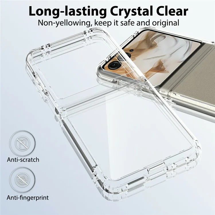 Чехол для Motorola Razr 2024, TPU + акриловый прозрачный чехол с интегрированным дизайном