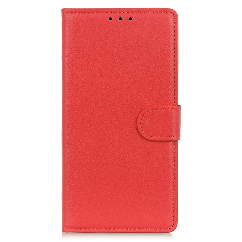 For Sony Xperia 1 VII Wallet Case PU Leather Phone Cover Litchi Texture - Red
