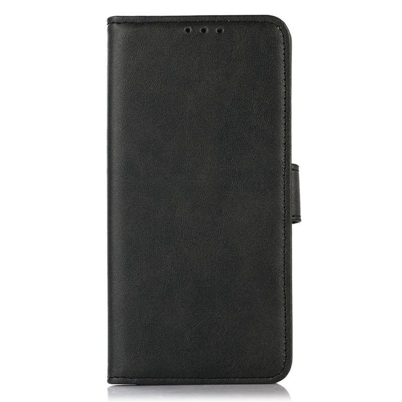 For Sony Xperia 1 VII Case Cowhide Texture Leather Wallet Phone Cover with Stand - Black