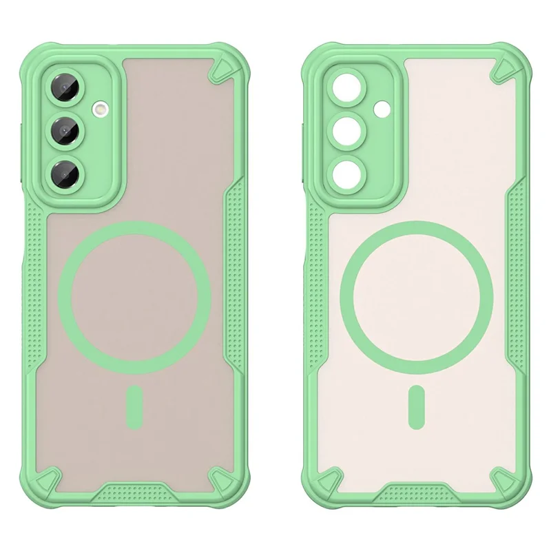 For Samsung Galaxy A16 5G  /  4G Magnetic Case TPU + PC Phone Back Cover - Green