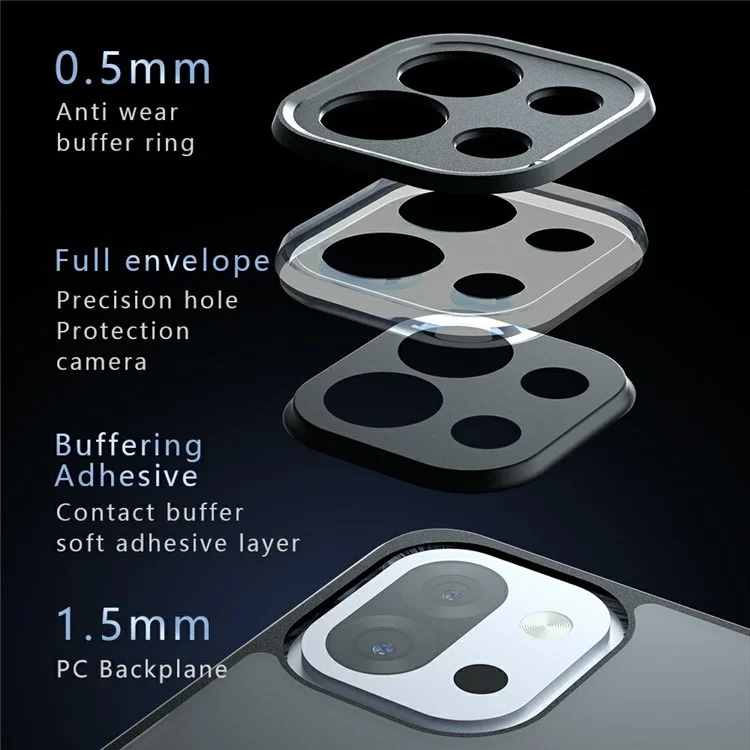 For OnePlus 13T 5G Case Drop Proof TPU + PC Matte Back Phone Cover