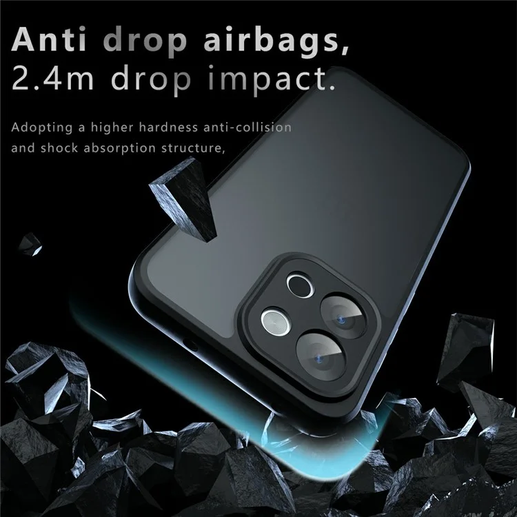 For OnePlus 13T 5G Case Drop Proof TPU + PC Matte Back Phone Cover