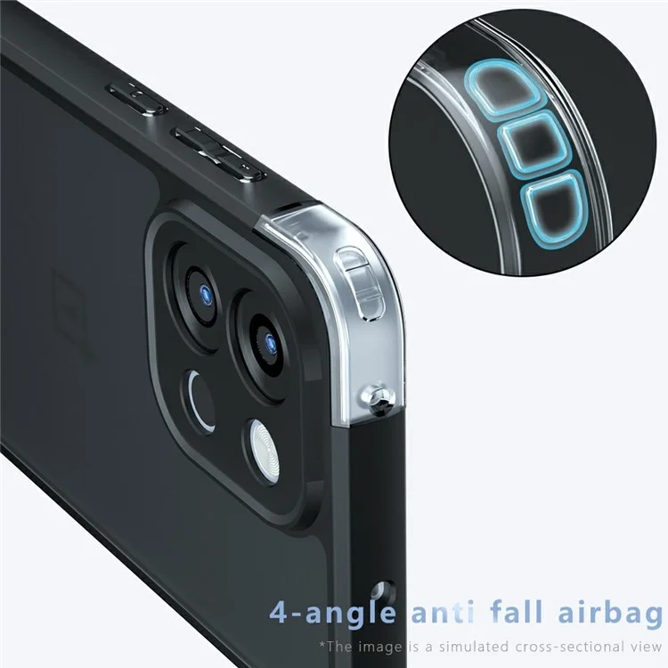 For OnePlus 13T 5G Case Drop Proof TPU + PC Matte Back Phone Cover