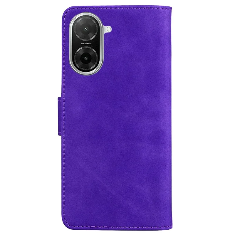 For Xiaomi Redmi A5 NFC (EU) (173.45mm) Stand Case PU Leather Phone Cover Butterfly Printed - Purple