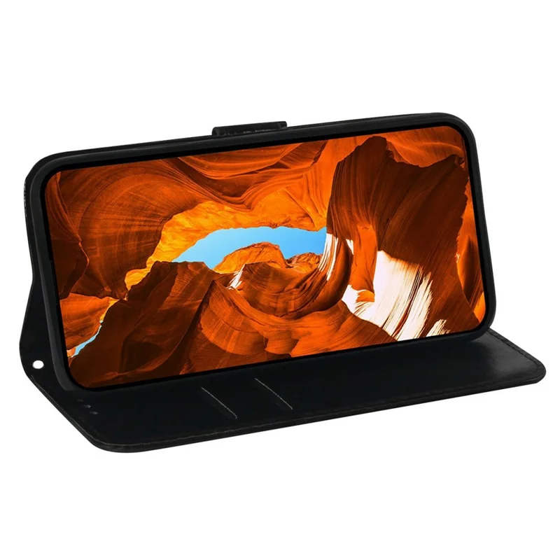 Voor Xiaomi Poco X7 Pro 5G / Redmi Turbo 4 5G hoesje Effen kleur lederen portemonnee telefoonhoes - Blauw