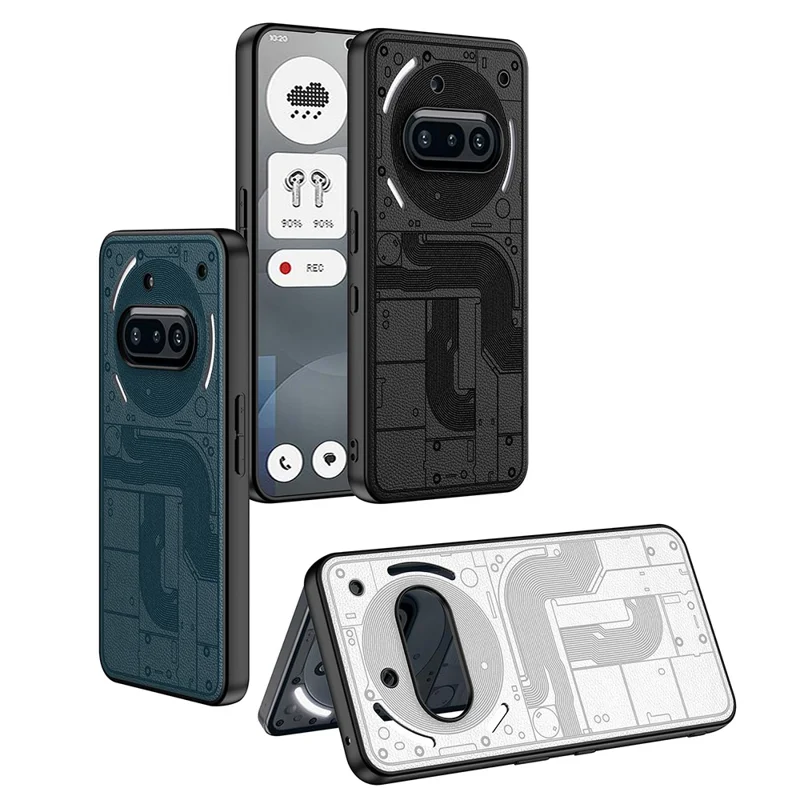GKK For Nothing Phone (3a) Case Skin-Touch PU + TPU + PC Shockproof Phone Cover - Green