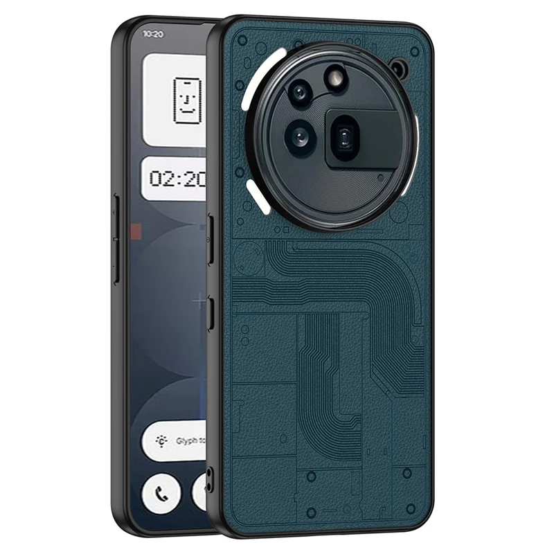 GKK For Nothing Phone (3a) Pro Case Skin-Touch PU + TPU + PC Shockproof Phone Cover - Green